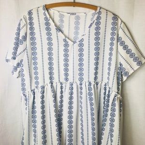 Bohemian Style Blouse Size XXL